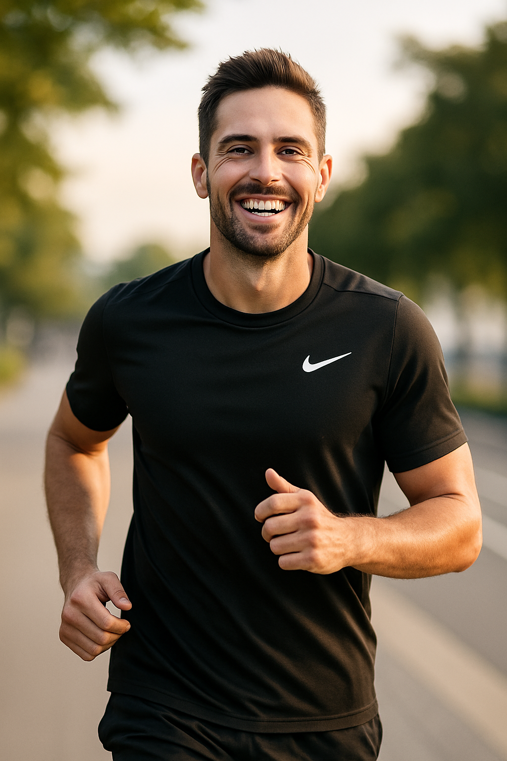 Remera Dri-Fit en uso — control de humedad